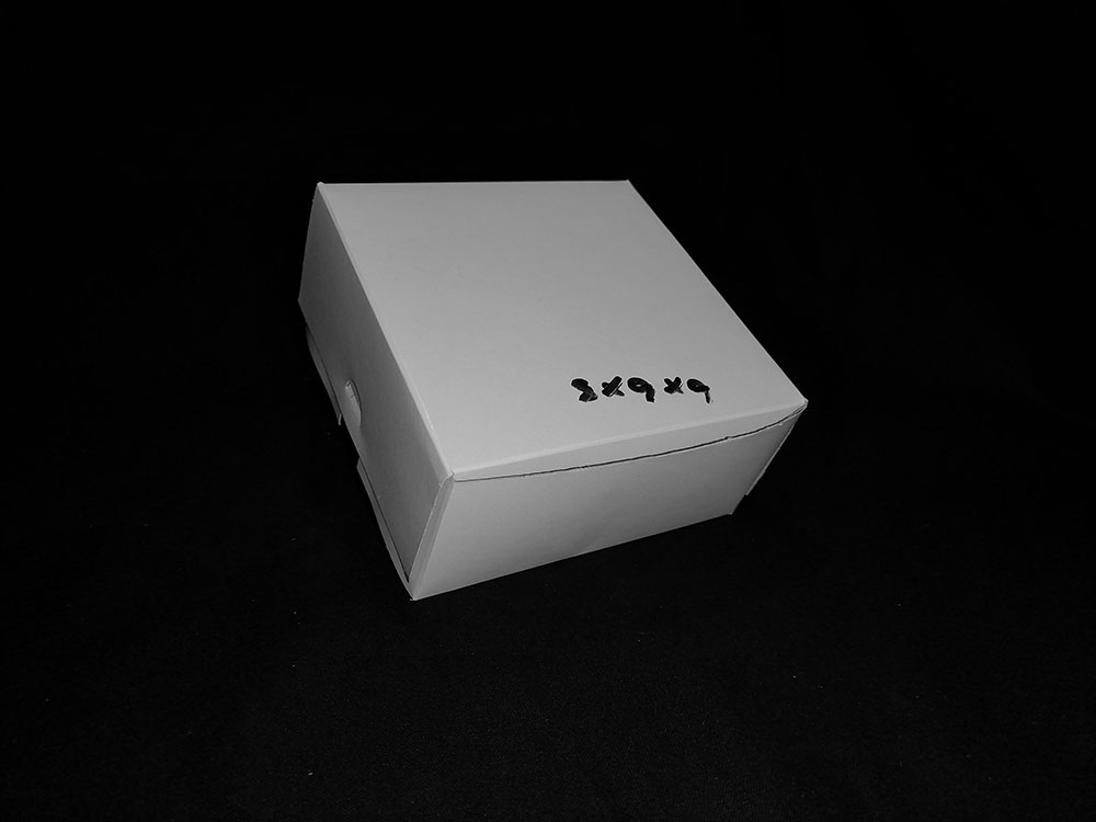 6 x 6 x 3 CAKE BOX CC