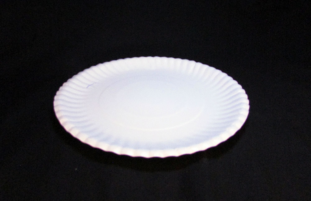 230mm PAPER PLATES WHITE