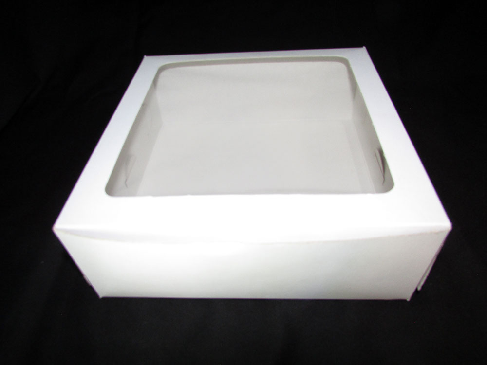 8 x 8 x 3 WINDOW CAKE BOX