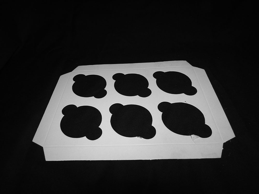 MUFFIN BOX TRAY 6 INSERTS